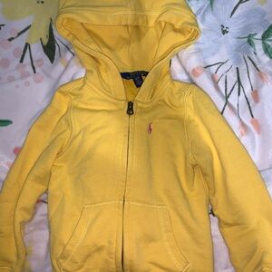 Polo by Ralph Lauren Yellow Athletic Sweatshirt